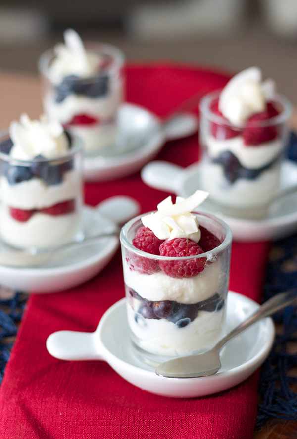 Erica's Sweet Tooth » White Chocolate Coconut Mousse Parfaits