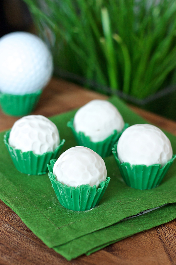 Golf Ball Cake Pops